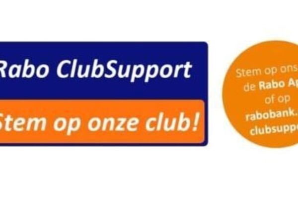 Steun ons: Rabo ClubSupport,  4 t/m 26 september